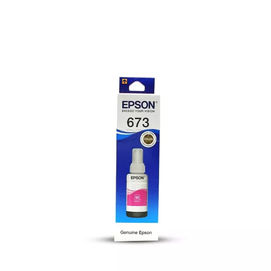 Epson 673 Meganta Genuine Inkjet Ink Bottle 70ml