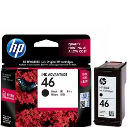 HP Genuine Ink Cartridge 46 Black