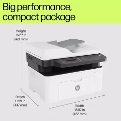 HP Laser Printer MFP 1188FNW A4 Multi Function with WiFi | ADF | Lan | FAX