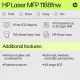 HP Laser Printer MFP 1188FNW A4 Multi Function with WiFi | ADF | Lan | FAX