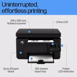 HP Laser Printer MFP M126A A4 Print|Scan|Copy 
