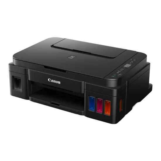 Canon Ink Tank Color Printer PIXMA G2012 A4 Multi Function With 2 Bottle Black Ink Extra