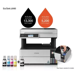 Epson Ink Tank Color Printer L6460 A4 Multi Function with WiFi | Duplex | Lan | ADF | Fax (4 Colour)