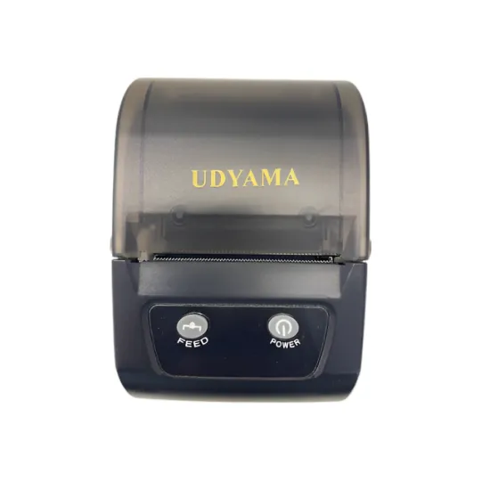 Udyama UDY 58D Singlefunction Barcode Label Printer Black And White