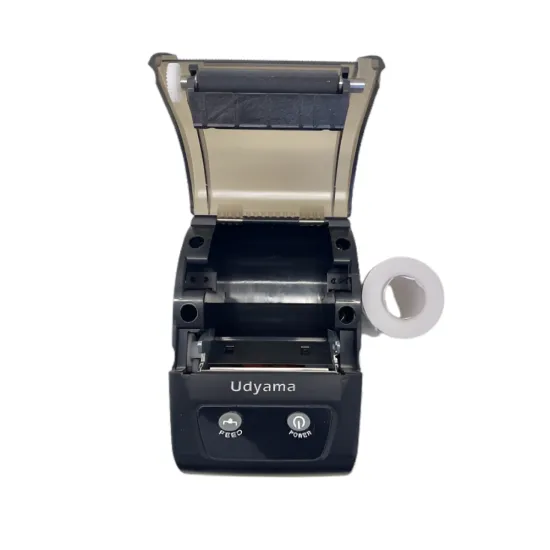 Udyama UDY 58D Singlefunction Barcode Label Printer Black And White