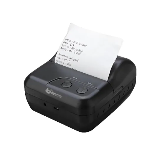 Udyama UDY 80B Barcode Label Printer Black | White