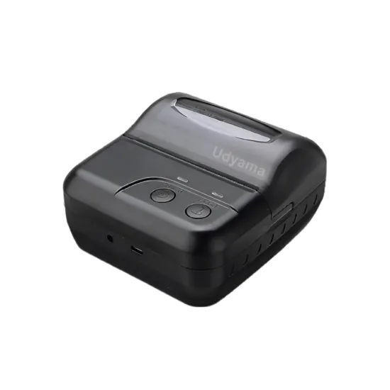 Udyama UDY 80B Barcode Label Printer Black | White