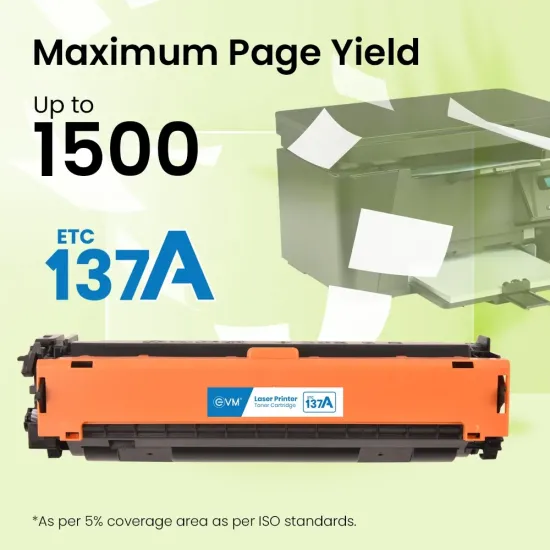 EVM Compatible Laser Cartridge For HP 137A Without Chip