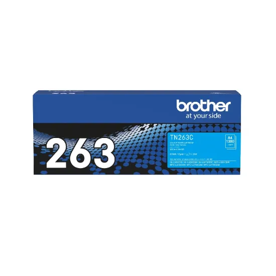 Brother Genuine Toner Cartridge TN263C Cyan