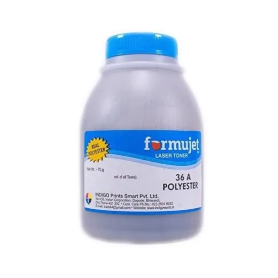 Formujet Laser Toner Powder Polyester 36A 70gm Black