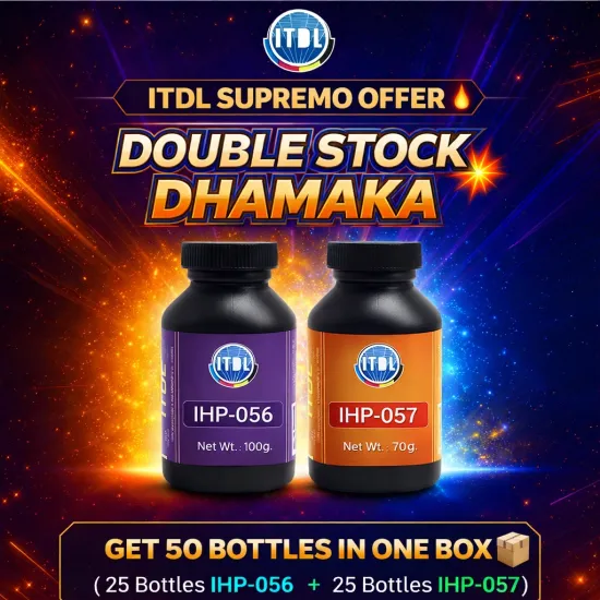 ITDL Laser Toner Powder Combo (IHP056 100gm + IHP057 70gm) Black S3