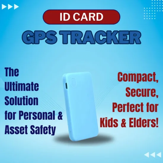 Alite ID Card GPS Tracker | Calling & SOS Feature (GPS Device+SIM+1 Year Subscription)