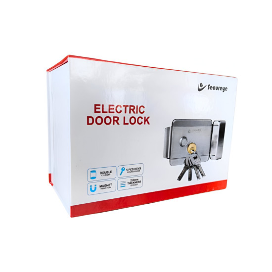 Secureye Electric Door Lock (Rim Lock For VDP) Right  S-200EL
