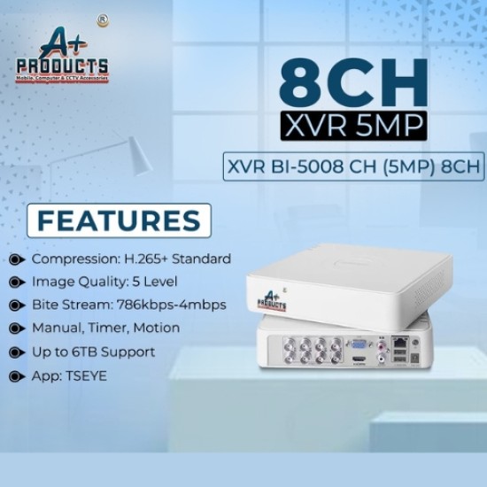 A+Products 8ch XVR upto 5MP Support