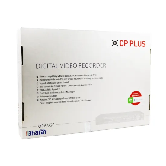 CP-Plus 8ch 2MP 1 SATA H.265 DVR (CP-UVR-0801E1-IC2)