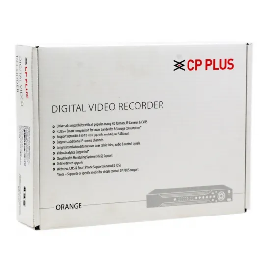 CP-Plus 8ch 2MP 1 SATA H.265 DVR (0801E1V-I)