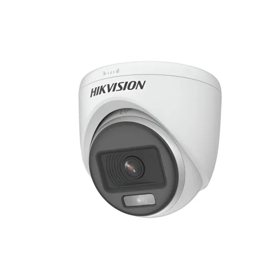 Hikvision 2MP ColorVu HD Dome Camera 2.8mm With Audio (DS-2CE70DF0T-PFS)