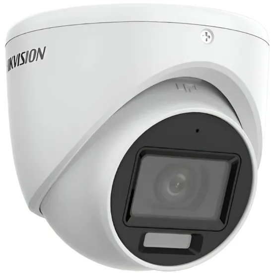 Hikvision 2MP ColorVu HD Dome Camera 2.8mm With Audio (DS-2CE70DF0T-PFS)