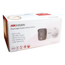 Hikvision 2MP Hybrid HD Bullet Camera 3.6mm With Audio (DS-2CE16D0T-LPFS)