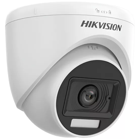 Hikvision 2MP Hybrid HD Dome Camera 2.8mm With Audio (DS-2CE76D0T-LPFS)