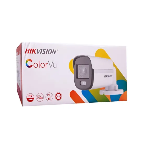 Hikvision 5MP ColorVu HD 3K Bullet Camera 3.6mm With Audio (DS-2CE10KF0T-PFS)