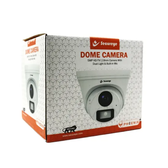 Secureye HD Dome Camera 5MP Phoenix 2.8mm Hybrid with Mic