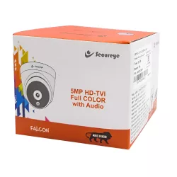 Secureye 5MP Falcon ColorVu HD Dome 3.6mm With Audio(S-A-D5-C-A)