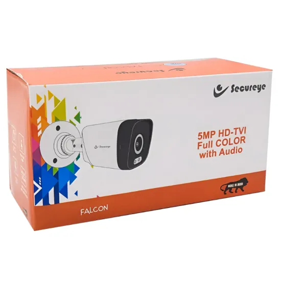 Secureye 5MP Falcon ColorVu HD Bullet 3.6mm With Audio(S-A-W5-C-A)