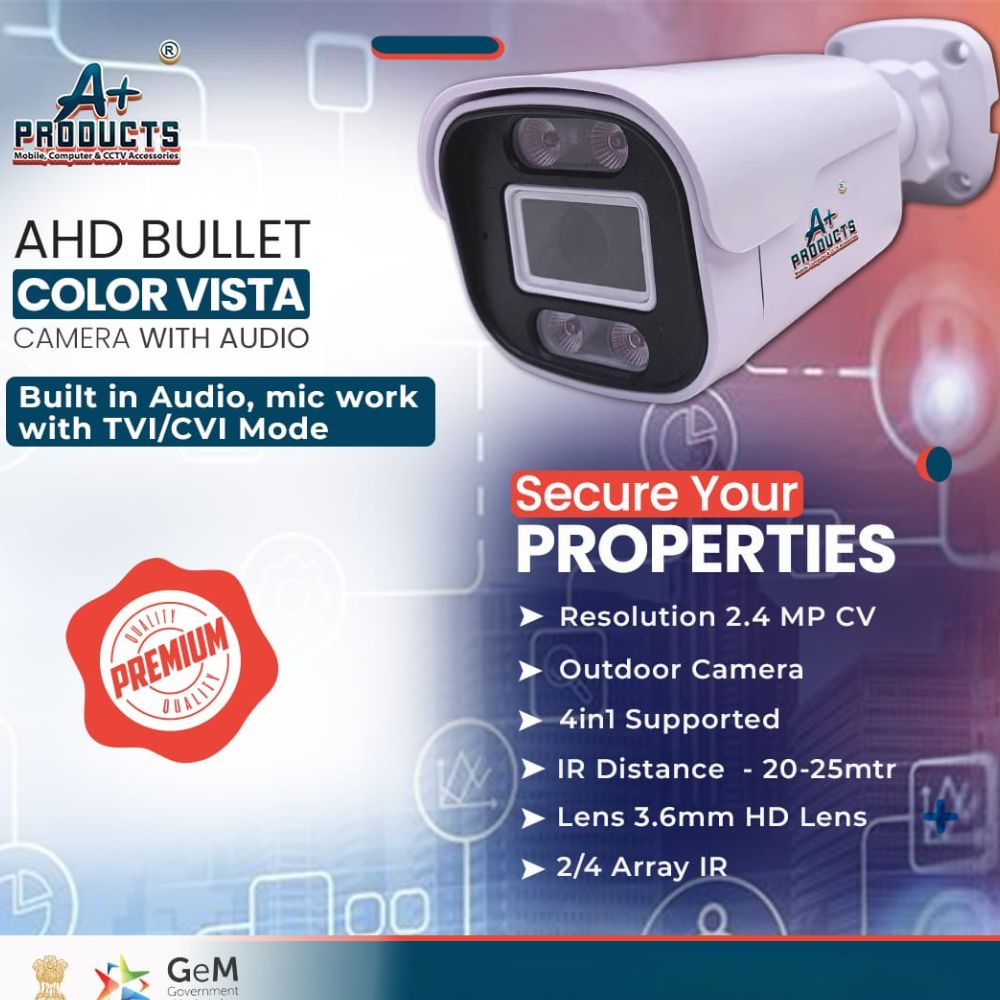 HD Camera : A+Products 2.4MP HD ColorVu Bullet Camera 3.6mm ...
