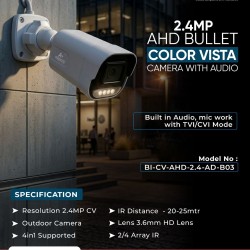 A+ Products 2.4MP HD ColorVu Bullet Camera 3.6mm With Audio (AD-B03)