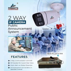 A+ Products IP 5MP ColorVu Bullet Camera 3.6mm With 2 Way Audio(BI-CV-BULLET-5MP-IP-2WAY)