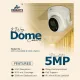 A+Products IP 5MP Dual Light Dome Camera 3.6mm with 2 Way Audio with extra External Speaker (CCTV-CV-DOME-5MP-IP-2WAY)