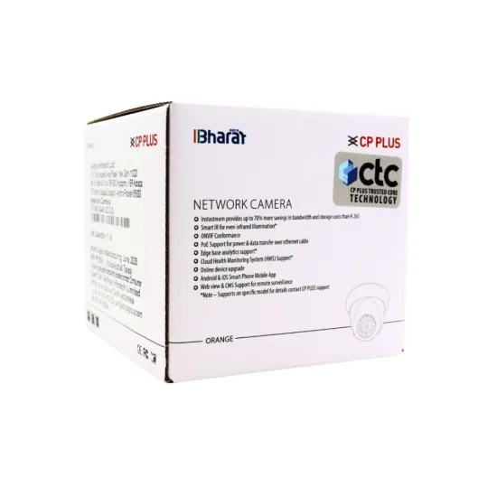 CP-Plus 4MP IP Dome Camera 3.6mm With Audio (CP-UNC-DA41L3C-D-Q)