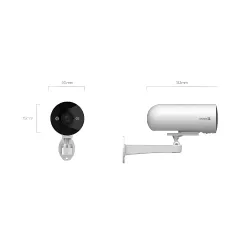 EZVIZ IP 3MP COlorVu Bullet Camera 4mm With Two Way Audio (H5 Poe 2K)