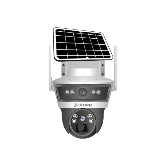 Secureye 4G IP PTZ 8 Camera Solar 3mp + 3mp With Night Color Vision Dual lens (2 Way Audio) SSDPTZ8