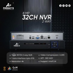 A+ Products 32ch NVR With 2 Way Audio