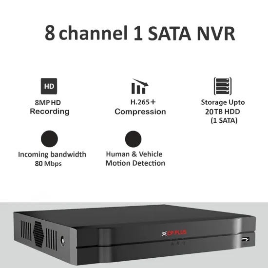 CP-Plus IP NVR 4K 8CH (4K2081-V4)