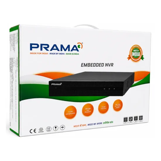 Prama 08CH 1 SATA H.265+ NVR (NR1A08-Q1) Prama 08CH 1 SATA H.265+ NVR (NR1A08-Q1)