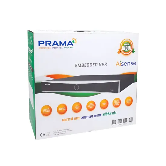 Prama NVR 4K 4 CH 1 SATA AiSense (NRAS2A04-K1)