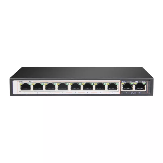 D-Link DGS-F1010P-E 8 Port Poe Switch (8 Giga Poe + 2 Giga Uplink)