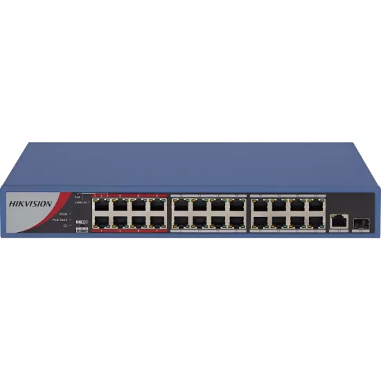 Hikvision 24 Port Poe Switch (24 Normal Poe + 2 Giga Uplink ) (3E0326P-E)