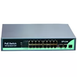 Securelink 16 Port Poe Switch (16 Normal Poe + 2 Giga Uplink + 1 SFP)