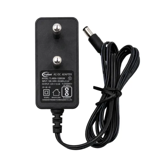 Branded Power Adapter 12V-0.5AMP DC Pin