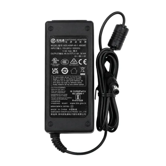 Branded CCTV Power Adapter 48V-0.8AMP DC Pin For NVR