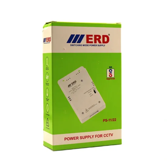 ERD CCTV Power Supply 12v/4a Slim For 4ch (PS11)