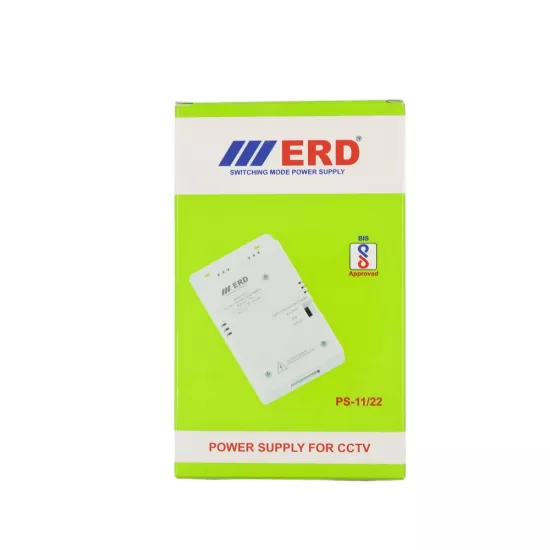 ERD CCTV Power Supply 12v/8a Slim For 8ch (PS22)