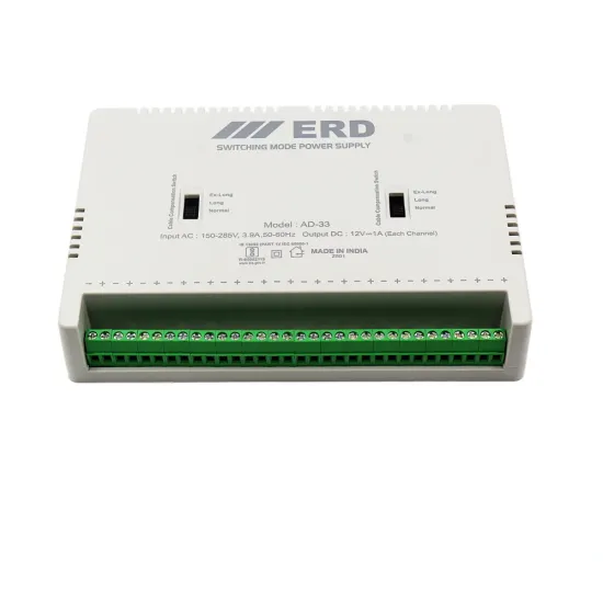 ERD CCTV Power Supply 12v/16a Multi For 16ch (AD33)