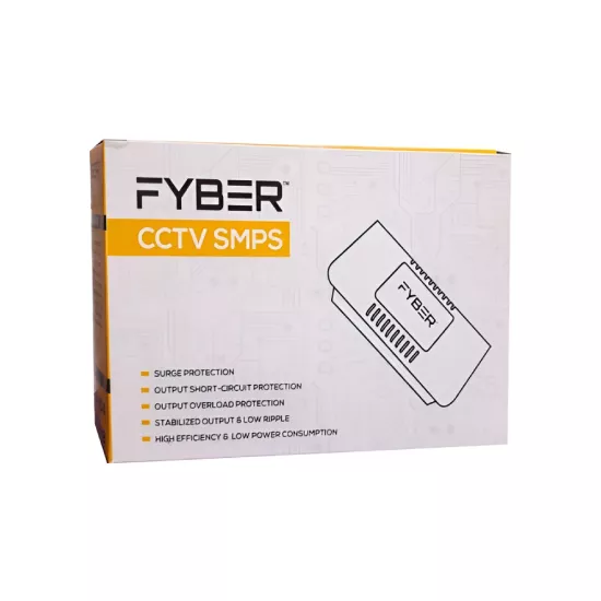 Fyber CCTV Power Supply 4CH Metal 12V/4A (FW104)