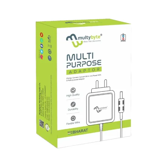 Multybyte Multi Purpose Power Adapter 12v/2a