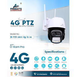 A+Products 2MP 4G PTZ Night Color Camera With Two Way Talk